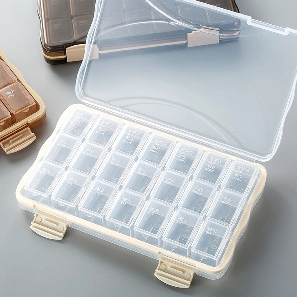 Pilulier Hebdomadaire 21/28 Cases Ma boutique