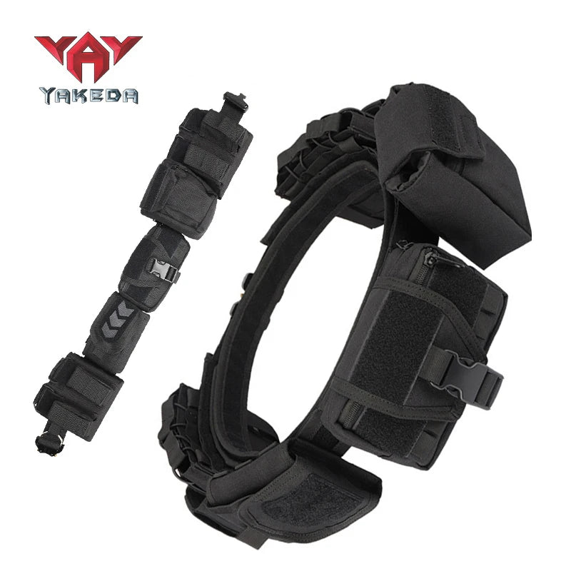Ceinture Tactique YAKEDA Outdoor – Chasse, Forces de l'Ordre & Airsoft