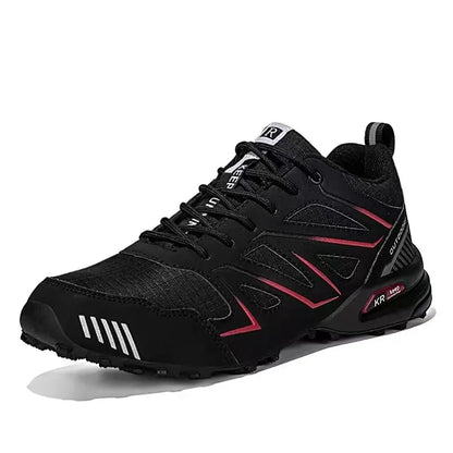 Chaussures de Randonnée Tactique Homme en Cuir — Respirantes, Antidérapantes, Grande Taille | EU 39-47