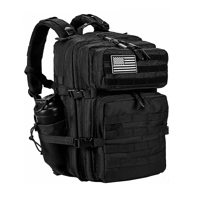 Sac à dos tactique 45 L avec système MOLLE et compartiment PC