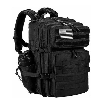 Sac à dos tactique 45 L avec système MOLLE et compartiment PC