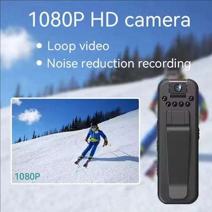 Caméra Piéton 1080P Full HD – Vision Nocturne IR, Portable, CE & RoHS