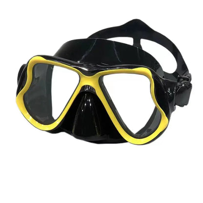 Masque de plongée et snorkeling adulte en verre trempé