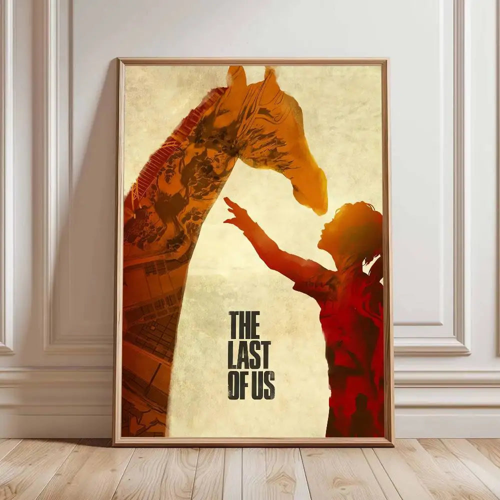 Poster The Last of Us Autocollant Imperméable – Décoration Murale Gaming | Style Esthétique, Sans Cadre | 10x15 à 50x70 cm