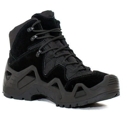 Chaussures Tactiques Mi-Hautes Militaires Désert – Cuir Suède, Randonnée & Outdoor, 39-46