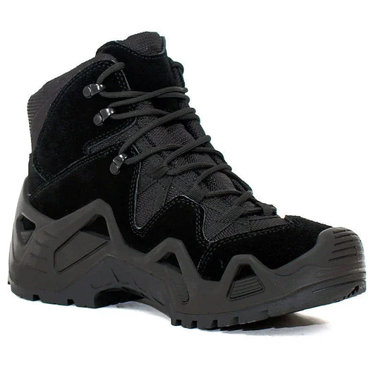 Chaussures Tactiques Mi-Hautes Militaires Désert – Cuir Suède, Randonnée & Outdoor, 39-46