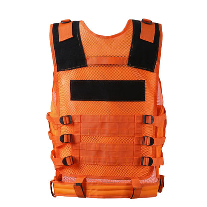 Gilet tactique en mesh respirant et nylon