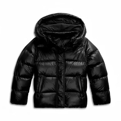 Doudoune brillante homme hiver zippée