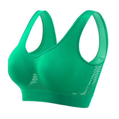 Brassière Sport Femme Sans Armature – Soutien-gorge Yoga Running Grande Taille S–5XL