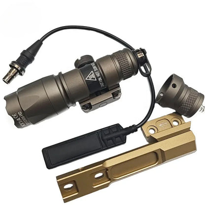 Lampe Tactique LED M300C / M600C – Rail 20mm & M-LOK, Alliage Aluminium, Airsoft Chasse AR15