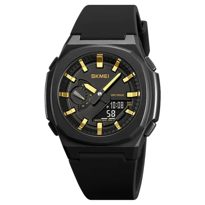 Montre de Sport SKMEI 2091 pour Homme – Montre Numérique Militaire Résistante à l'Eau avec Fonction Compte à Rebours et Date - BLACKBEARD OUTDOOR INDUSTRIES