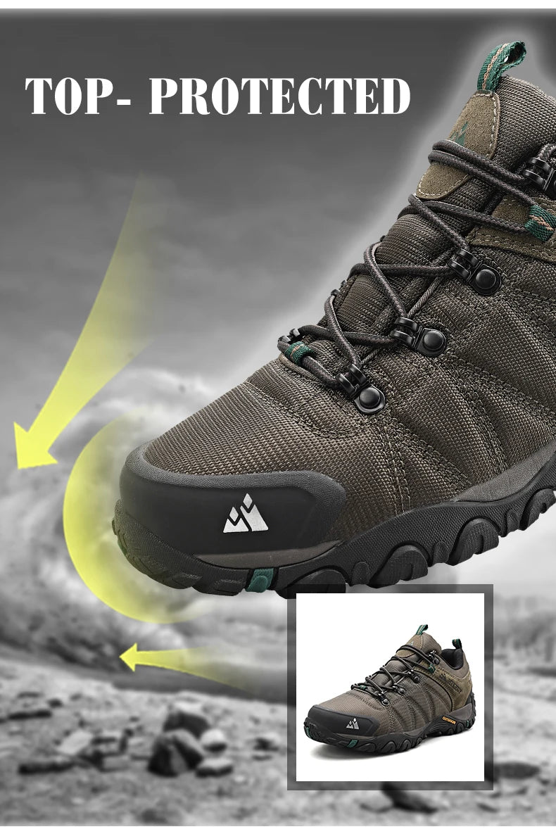 Chaussures de Randonnée Homme HIKEUP – Antidérapantes, Respirantes, Résistantes – Trekking, Escalade, Chasse, Tourisme - BLACKBEARD OUTDOOR INDUSTRIES