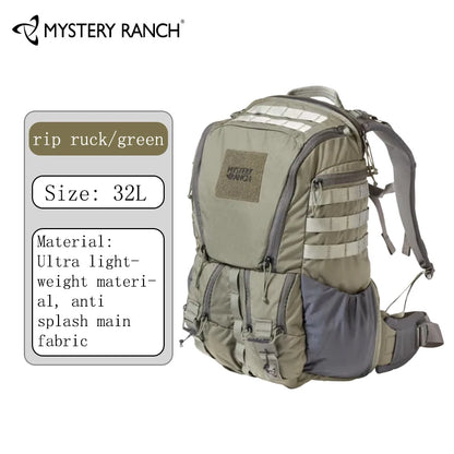 Sac à dos de randonnée 30L tactique en nylon, extensible, noir, kaki ou vert