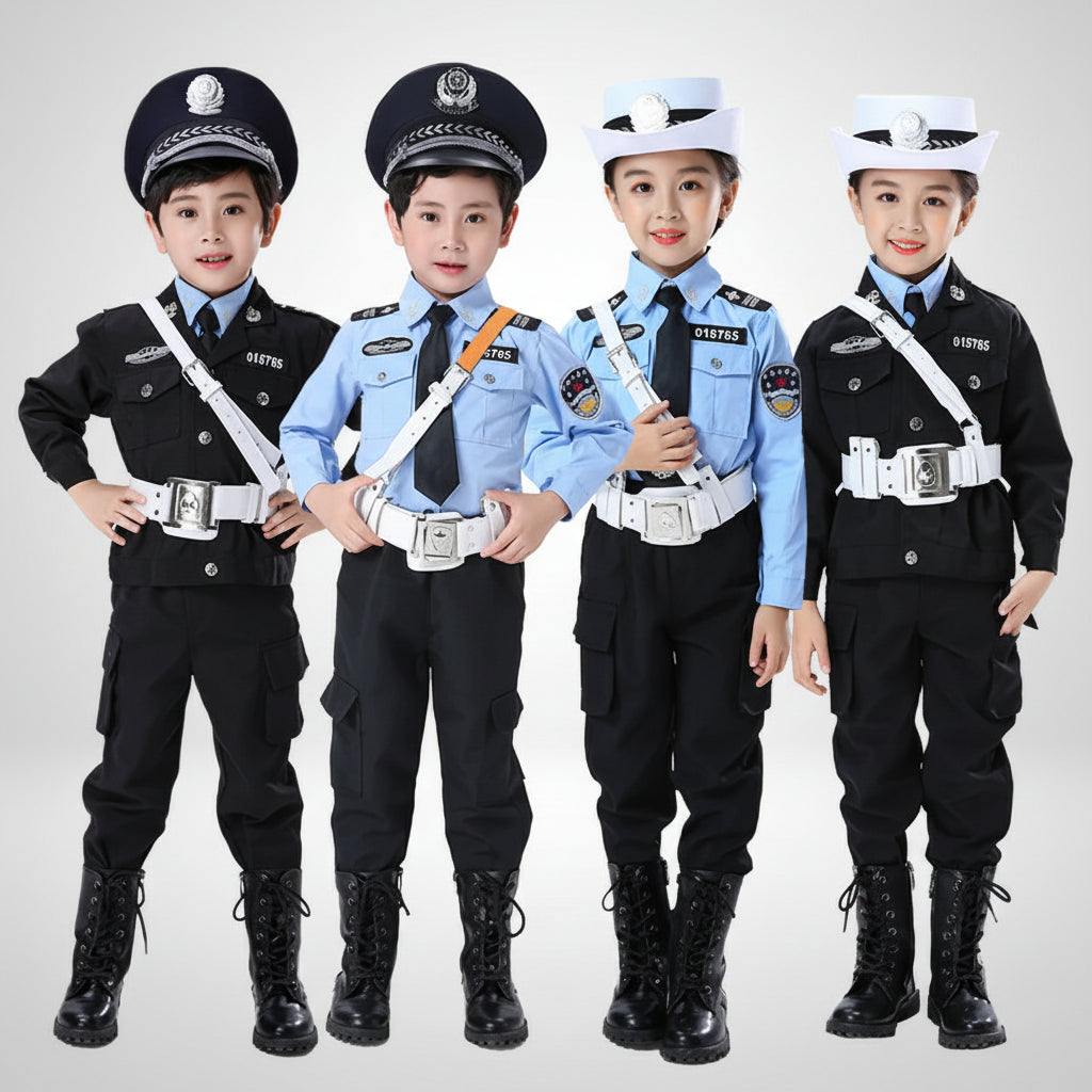 Costume Policier Enfant & Adulte – Déguisement Police Cosplay Halloween - BLACKBEARD OUTDOOR INDUSTRIES