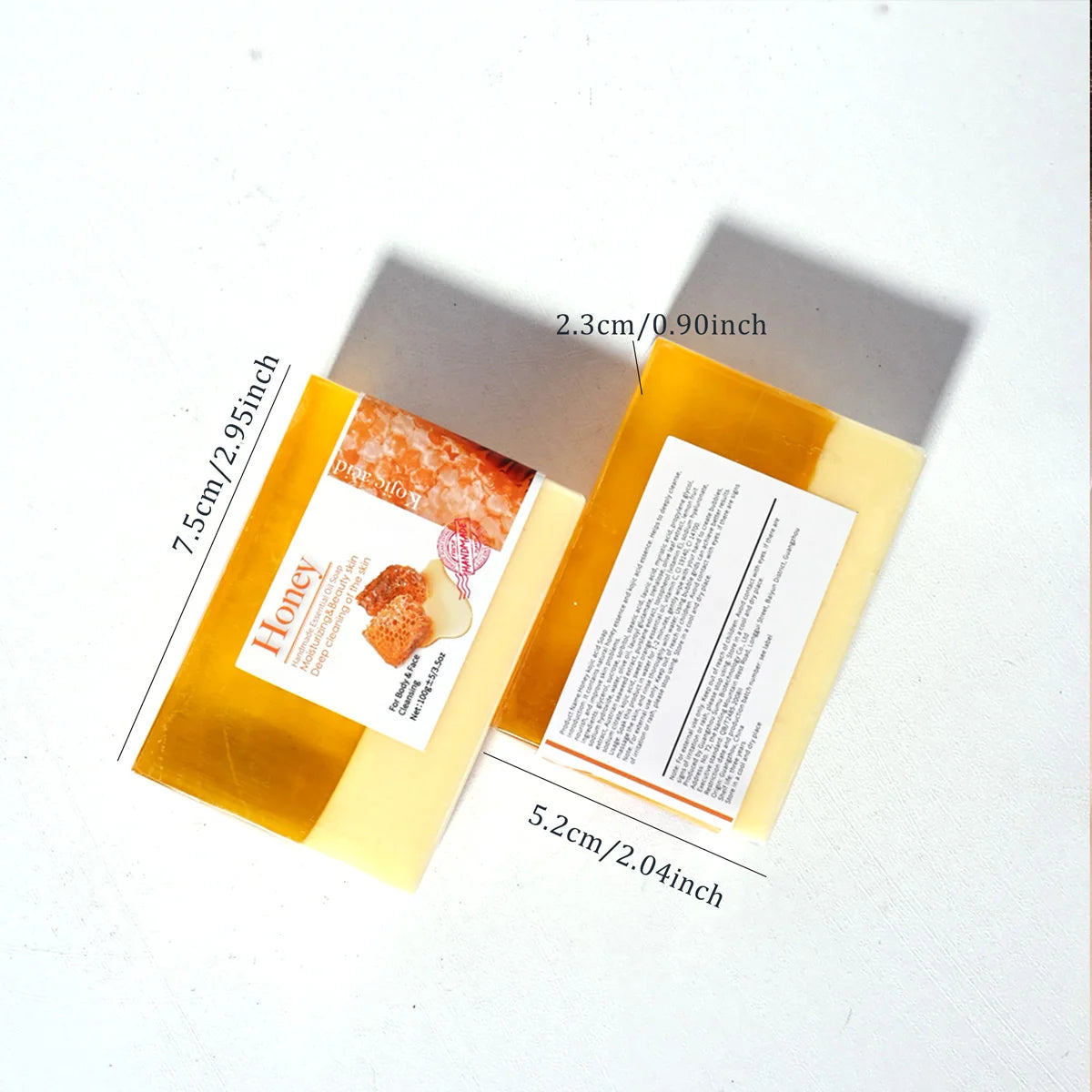 Savon bicolore au miel 100 g