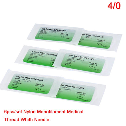 Kit de Suture Chirurgicale Synthétique avec Aiguille – Nylon Monofilament pour Formation Médicale et Vétérinaire Ma boutique