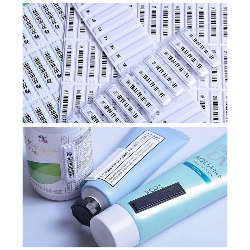 Étiquettes antivol adhésives acousto-magnétiques lot de 108