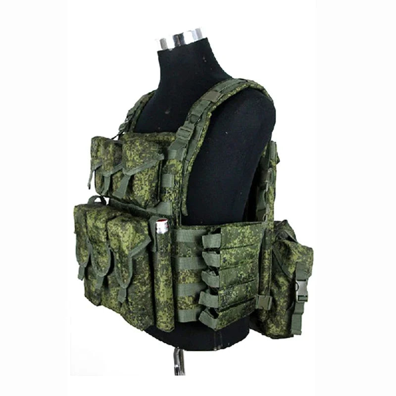 Gilet Tactique Russe 6B46 EMR – Système MOLLE Modulaire avec Plaques EVA & Poches AK - BLACKBEARD OUTDOOR INDUSTRIES