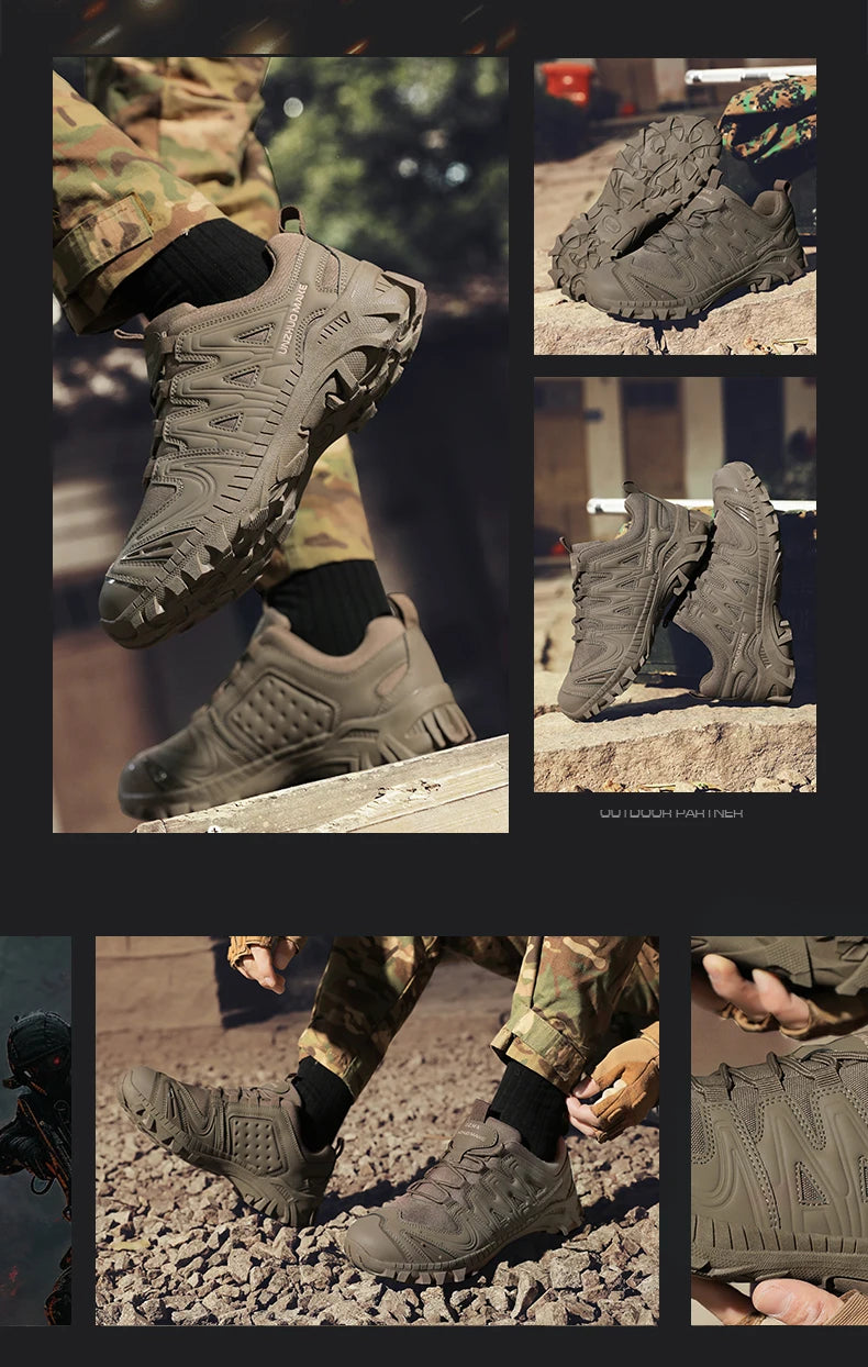 Bottes Tactiques pour Homme – Combat, Antidérapantes, Respirantes, Chaussures de Sécurité Militaires pour Force Spéciale, Armée, Moto - BLACKBEARD OUTDOOR INDUSTRIES