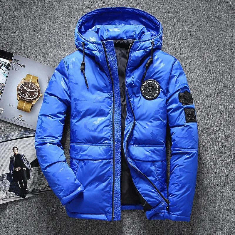 Doudoune Homme Hiver — Canard Blanc 90% | Capuche Amovible, Grande Taille M à 4XL - BLACKBEARD OUTDOOR INDUSTRIES