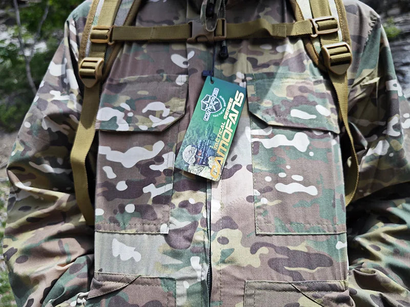 Tenue Camouflage Tactique Été – ATFG EMR White/Yellow Flower – Veste & Pantalon - BLACKBEARD OUTDOOR INDUSTRIES