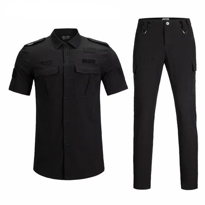 Uniforme Tactique 2 Pièces – T-Shirt et Pantalon à Séchage Rapide pour Homme – Tenue de Travail Légère et Hautement Résistante pour Activités Extérieures - BLACKBEARD OUTDOOR INDUSTRIES