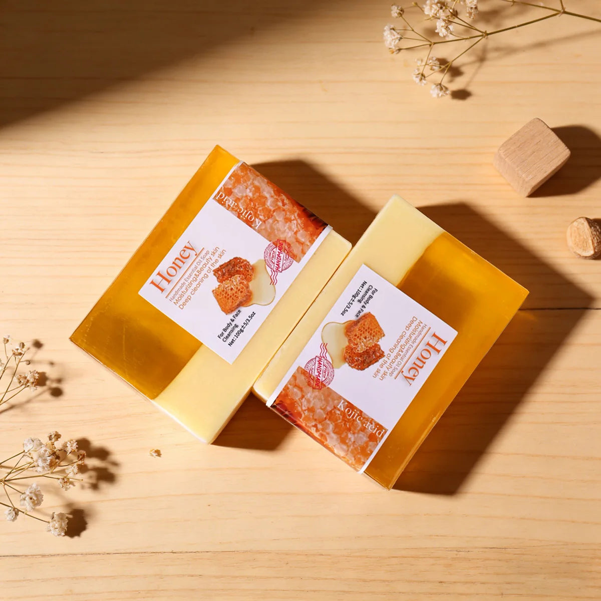 Savon bicolore au miel 100 g