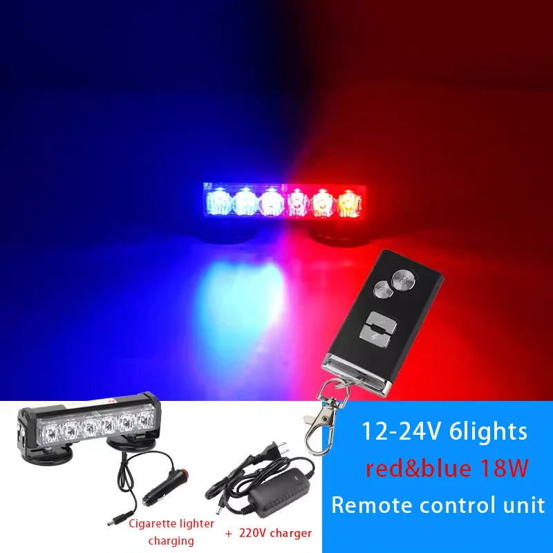 Gyrophare LED Rechargeable – Gyrophare Police Magnétique | Haute Visibilité - BLACKBEARD OUTDOOR INDUSTRIES