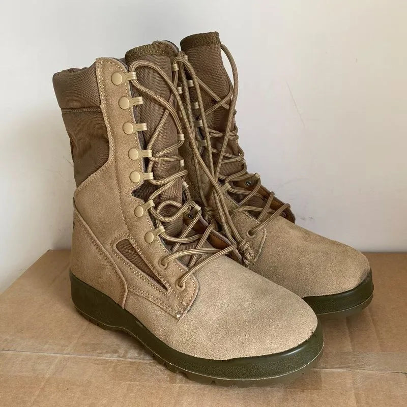Chaussures Randonnée Montagne WOMY Homme Antidérapantes – Coton, Semelle Caoutchouc, Lacets | Trekking, Outdoor | T.40-47 | Marron & Khaki
