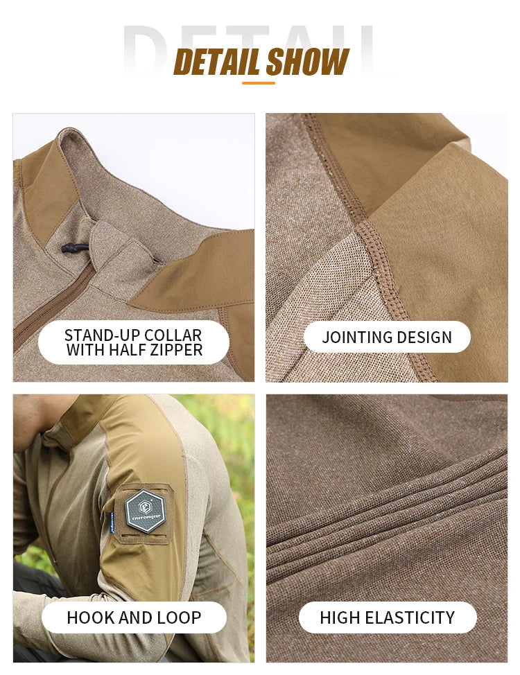 Emersongear BlueLabel Tactical Hunter Polo Manches Longues - BLACKBEARD OUTDOOR INDUSTRIES