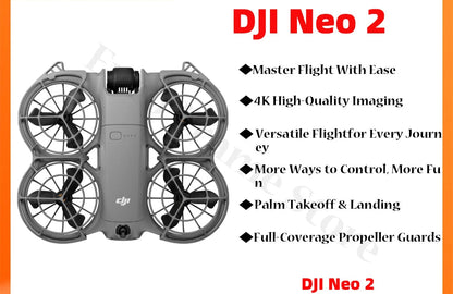 DJI Neo 2 – Drone Caméra 4K/60fps | 151 g | Évitement Obstacles | Portée 10 km - BLACKBEARD OUTDOOR INDUSTRIES