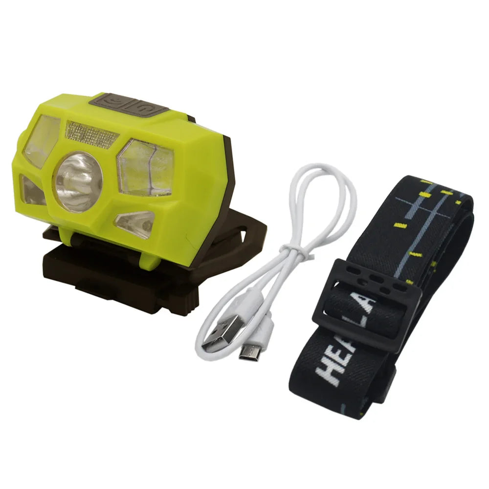 Lampe Frontale Tactique VULPO pour Casque FAST MICH Lampe Signal, Capteur de Mouvement, Rechargeable USB, Étanche – Éclairage pour Chasse et Pêche Ma boutique