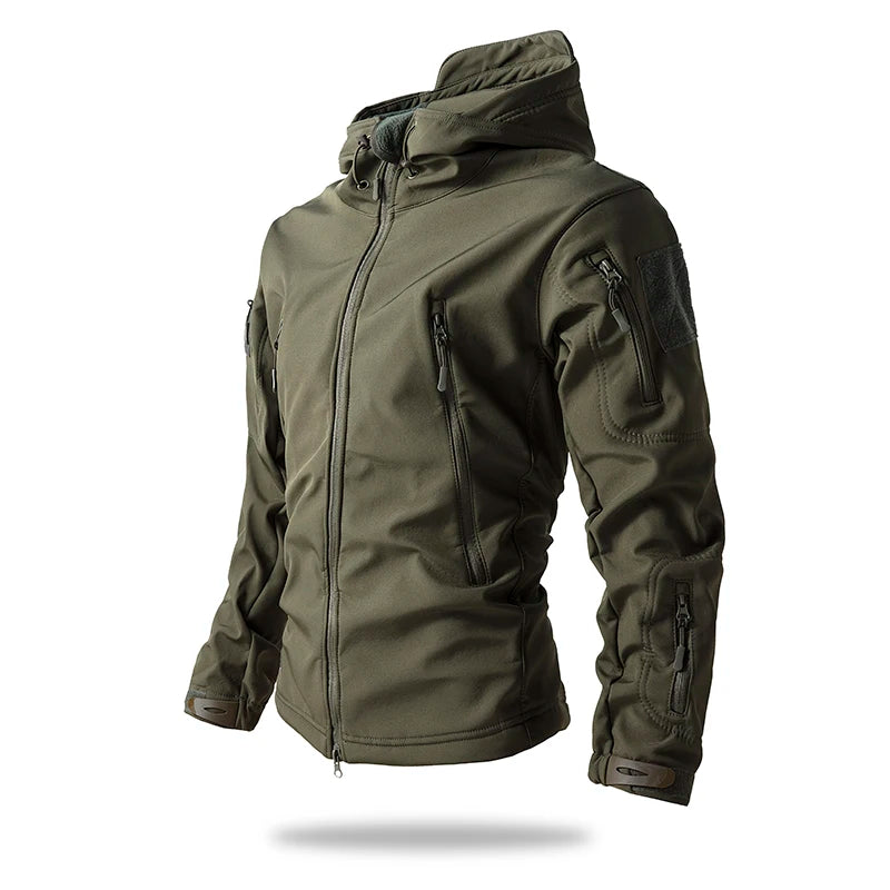Veste Tactique Soft Shell Homme – Imperméable, Polaire, Camouflage | Chasse & Outdoor