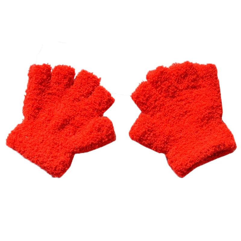 Paire de gants pour enfant en velours hiver Ma boutique