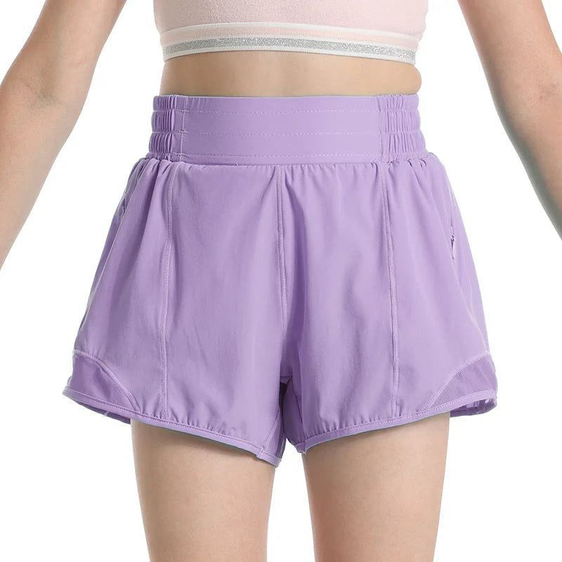 short de sport fille polyester Drytech Ma boutique