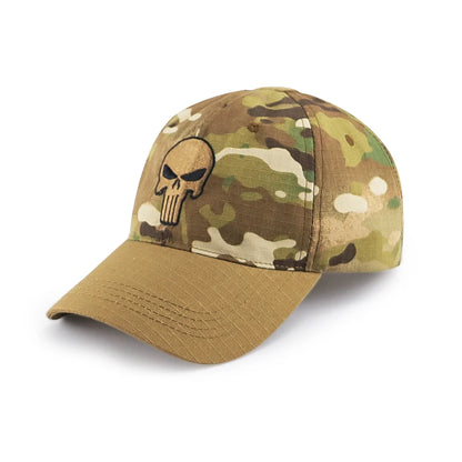 Casquette Tactique LIBERWOOD Skull Operator – Style SWAT, Forces Spéciales, Airsoft & Outdoor - BLACKBEARD OUTDOOR INDUSTRIES