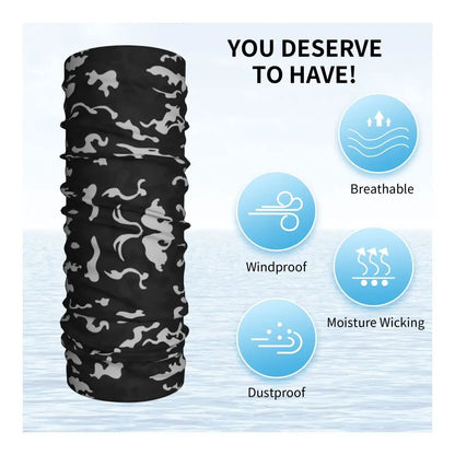 Tiger Stripe Camo – Bandeau Tour de Cou Hiver Multifonction pour Hommes et Femmes | Parfait pour Randonnée, Cyclisme, Sports Outdoor et Usage Quotidien - BLACKBEARD OUTDOOR INDUSTRIES