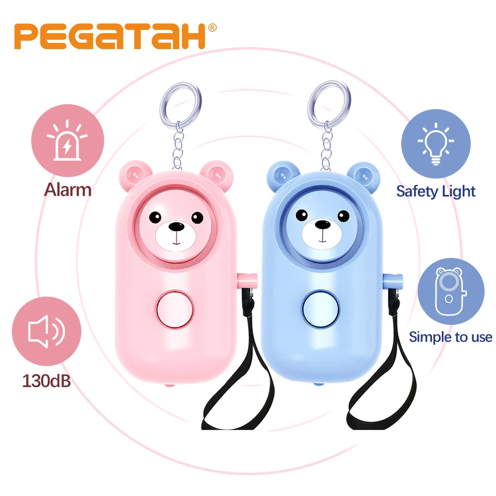 Self Defense Alarm 130DBAnti-wolf Girl Child Women Security Protect Alert Personal Safety Scream Loud Emergency Alarm Keychain BLACKBEARD OUTDOOR INDUSTRIES