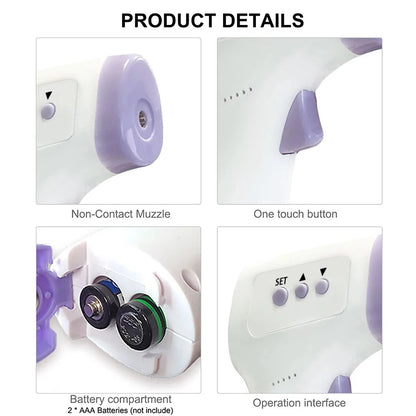 Thermomètre Infrarouge Sans Contact & Oxymètre de Pouls – Mesure Rapide Corps & Surface