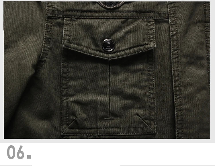 Veste Militaire Homme Air Force One | Coupe Printemps & Automne – Tailles M à 6XL - BLACKBEARD OUTDOOR INDUSTRIES