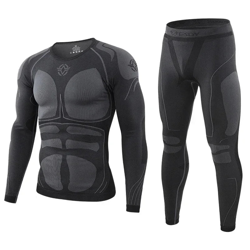 Ensemble Thermique Tactique Fleece Slim Fit – Haut + Pantalon | Randonnée, Chasse, Militaire, Automne Hiver