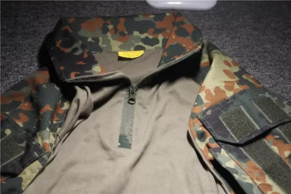 Ensemble Tactique GSG9 Camouflage Flecktarn GEN3 – Tenue Complète d’Entraînement Combat pour Forces Spéciales (Chemise + Pantalon à Manches Longues) - BLACKBEARD OUTDOOR INDUSTRIES