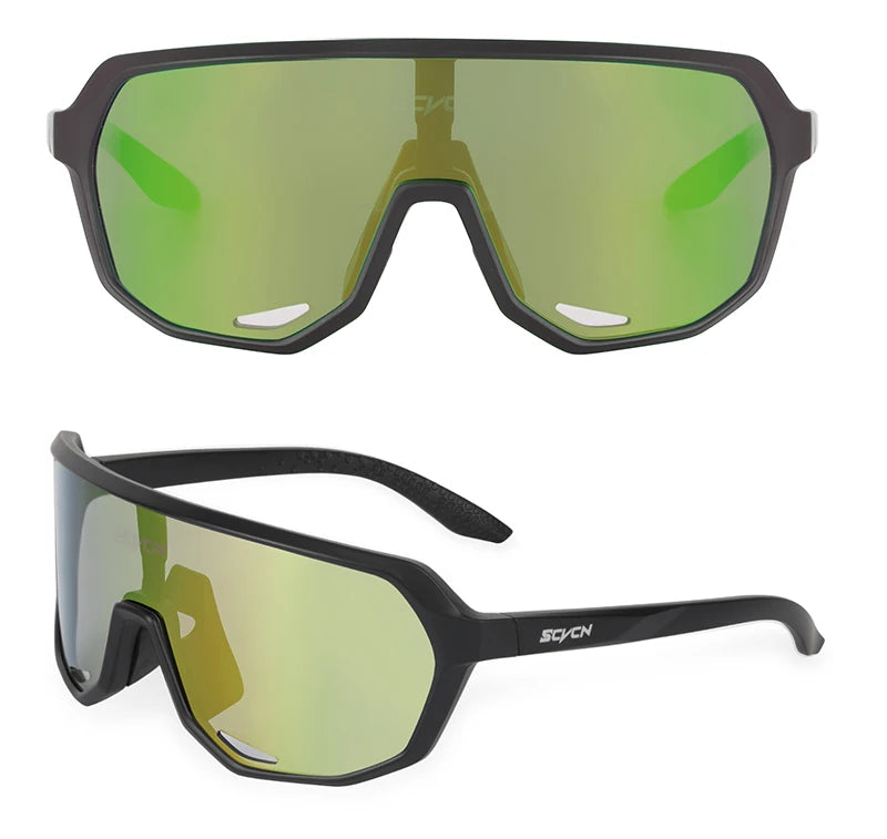 Lunettes de Vélo SCVCN UV400 - Lunettes de Sport pour Homme et Femme, Protection UV - BLACKBEARD OUTDOOR INDUSTRIES