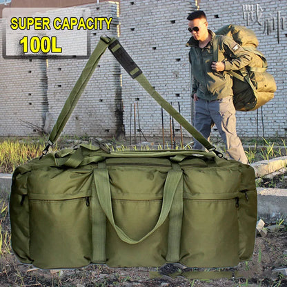 Sac à Dos Super Grand Volume 100L - Imperméable - Camping, Randonnée, Voyage - Unisexe - BLACKBEARD OUTDOOR INDUSTRIES