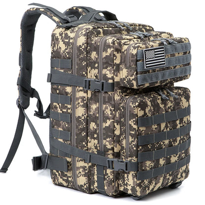 Sac à Dos Tactique 45L MOLLE – Randonnée, Trekking & Camping
