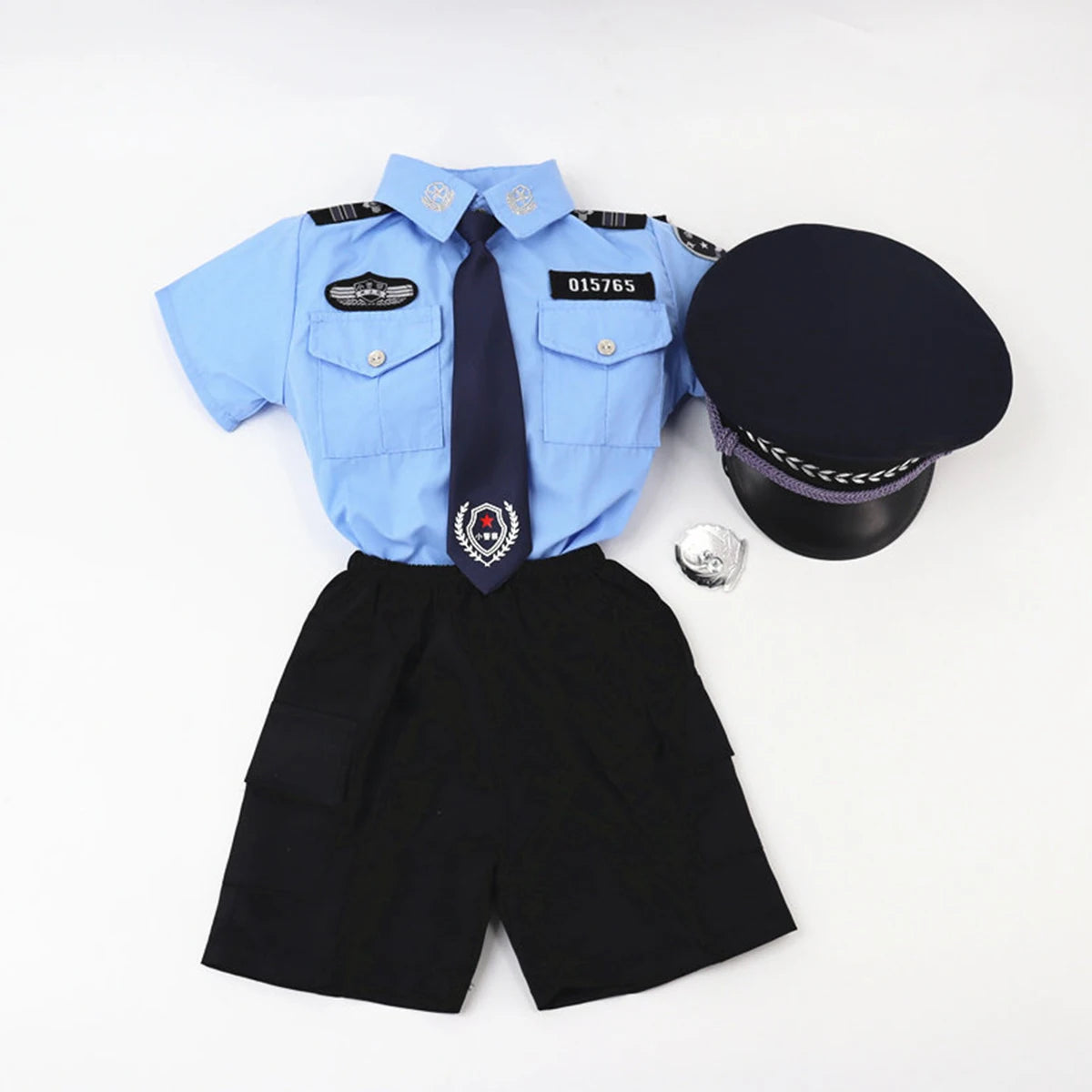 Ensemble Policier Enfant Été – Tenue Police Garçon Spectacle & Jeu de Rôle - BLACKBEARD OUTDOOR INDUSTRIES