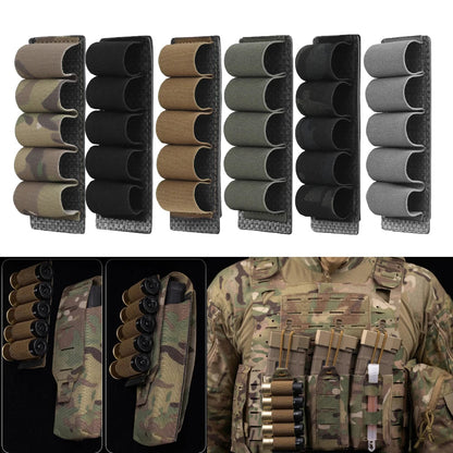 Tactical Elastic 5 Gauge Shell Holder MOLLE – Porte-cartouches pour Cartouches de Fusil BLACKBEARD OUTDOOR INDUSTRIES