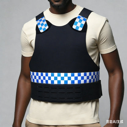 Gilet de sécurité anti-coupure et anti-stab SGS Niveau 5 avec protection souple pour intervention rapide et garde de sécurité