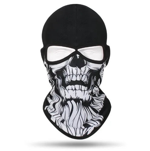 Cagoule Tactique Skull Couvre-Visage Intégral Coupe-Vent – Doublure Casque Moto & Vélo – Nylon/Polyester – 7 Coloris