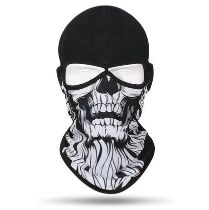 Cagoule Tactique Skull Couvre-Visage Intégral Coupe-Vent – Doublure Casque Moto & Vélo – Nylon/Polyester – 7 Coloris